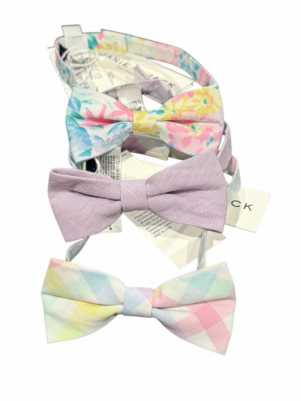 Janie and Jack Bow Tie Set Ages 2-5